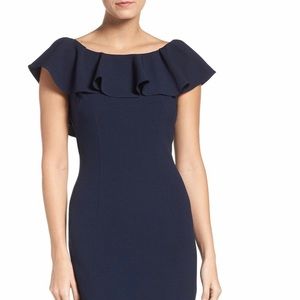 ELIZA J Ruffle Sheath Dress
